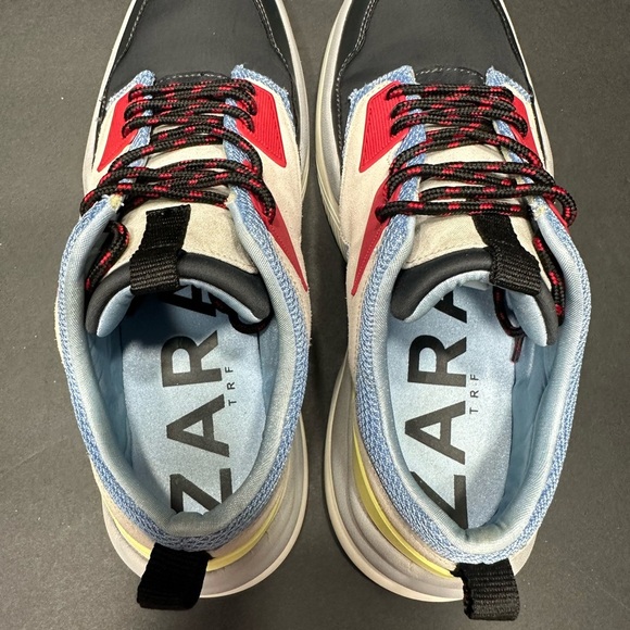 ZARA Men's Multicolor Casual Sneakers size 10 pre owned Exellent condition. - Picture 3 of 6